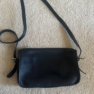 Coach Black Leather Crossbody Bag
